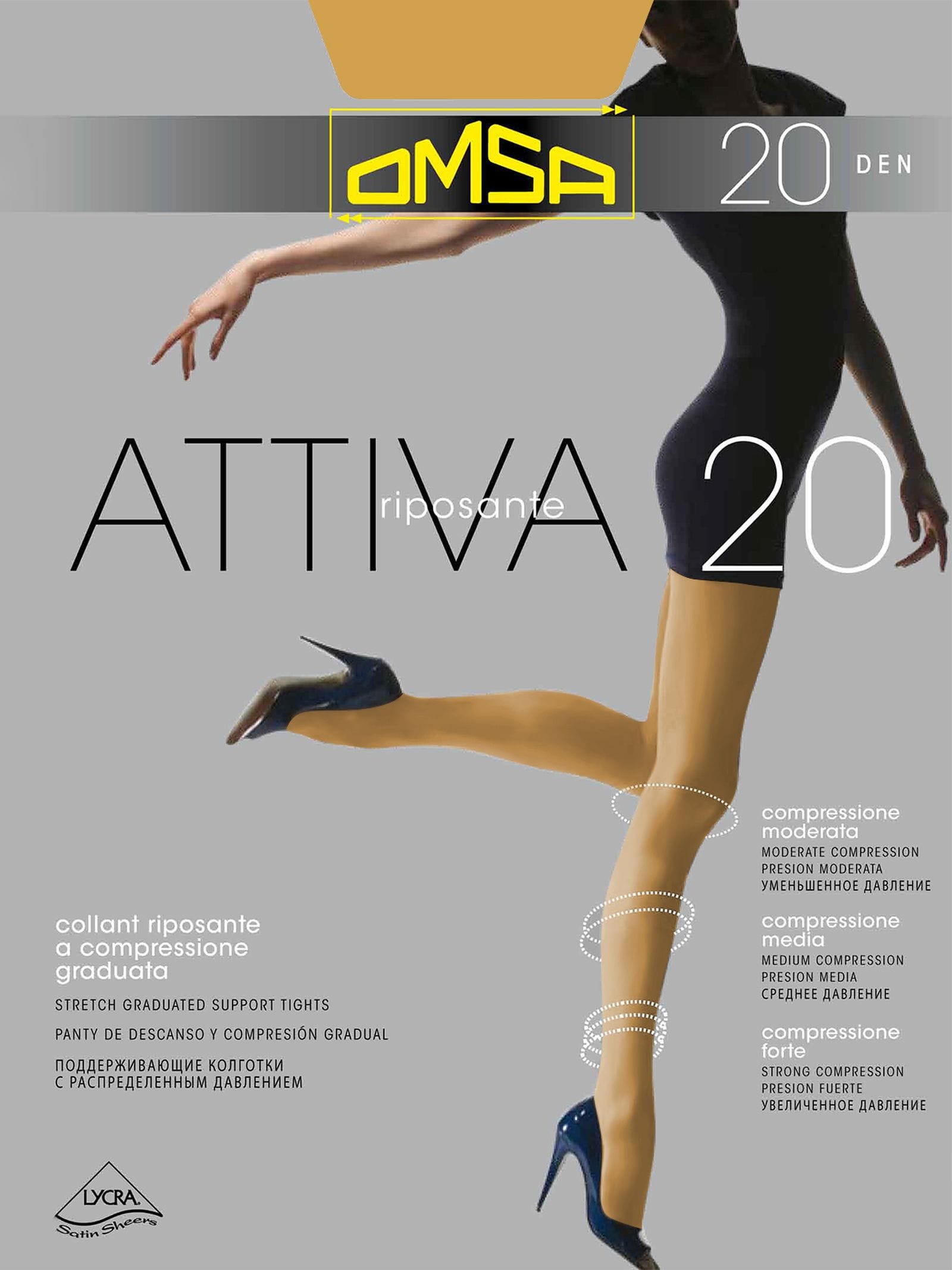 Колготки Omsa Attiva 20den