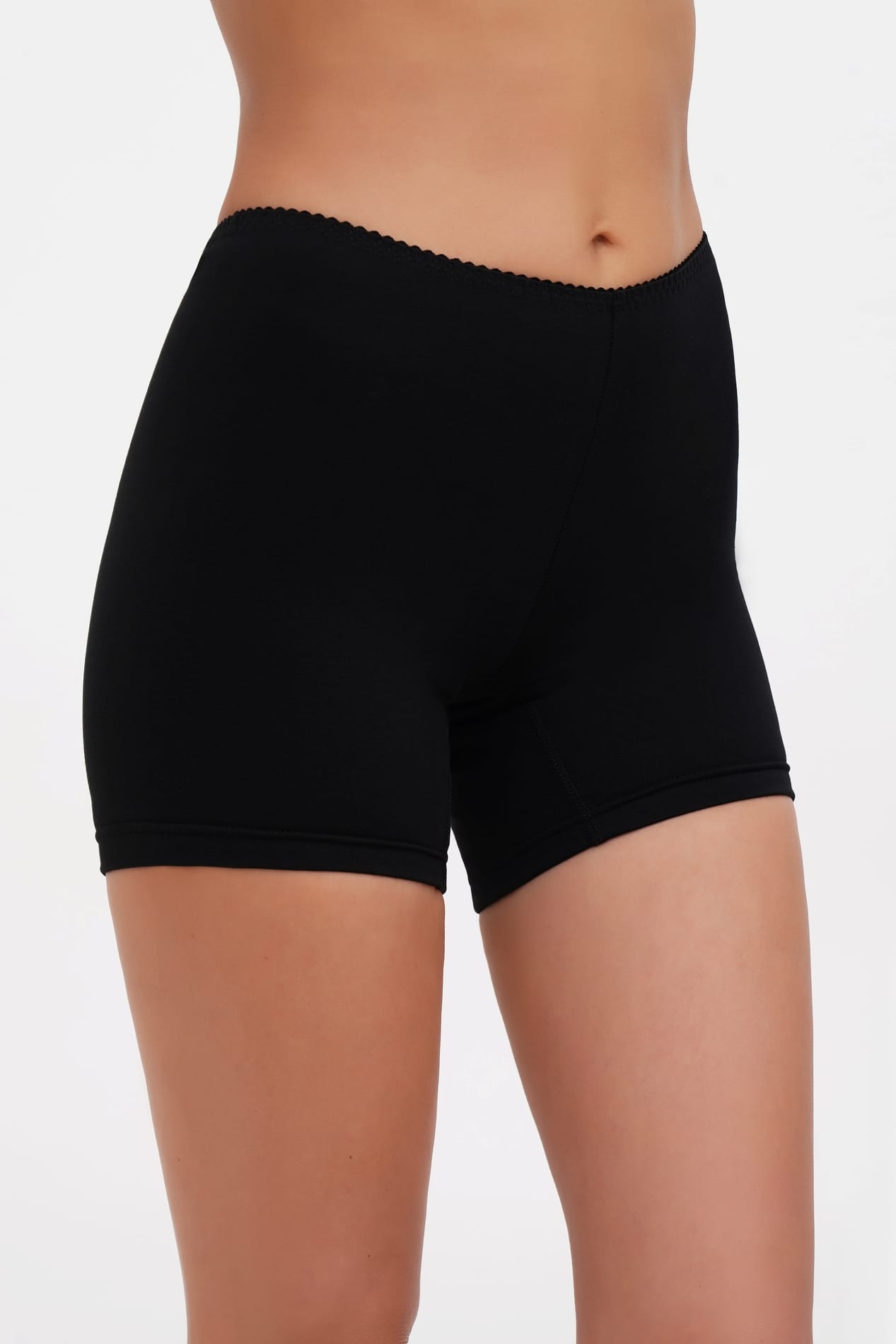 070. Термошорти довгі без мережива утеплені Afina (розміри: M, L, XL, XXL)